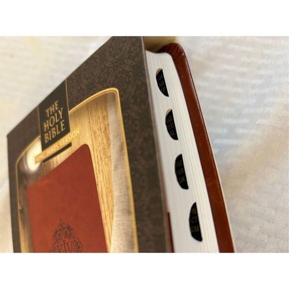 Broad street KJV bible deluxe gift set Carmel color new - Picture 3 of 5